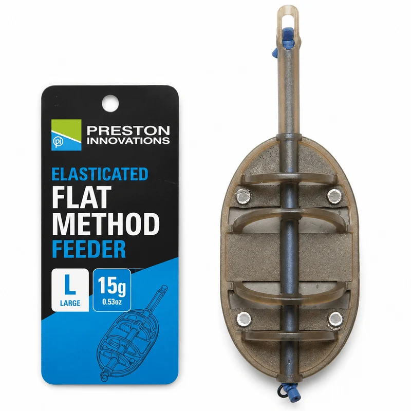 Elasticated Flat Method Feeder – Methodfeeder met ingebouwd Elastiek