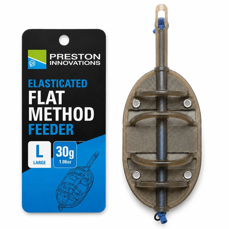 Elasticated Flat Method Feeder – Methodfeeder met ingebouwd Elastiek