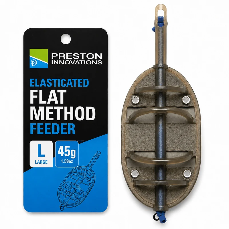 Elasticated Flat Method Feeder – Methodfeeder met ingebouwd Elastiek