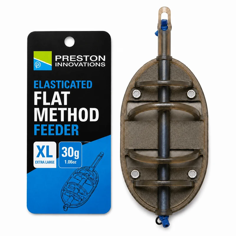 Elasticated Flat Method Feeder – Methodfeeder met ingebouwd Elastiek