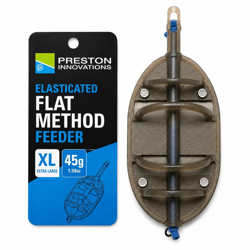 Elasticated Flat Method Feeder – Methodfeeder met ingebouwd Elastiek
