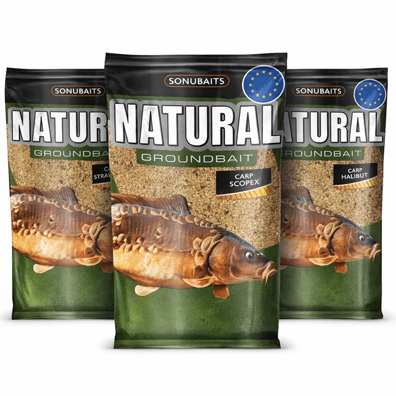 Natural Groundbait Carp 1kg – Karpergrondvoer - 🎁
