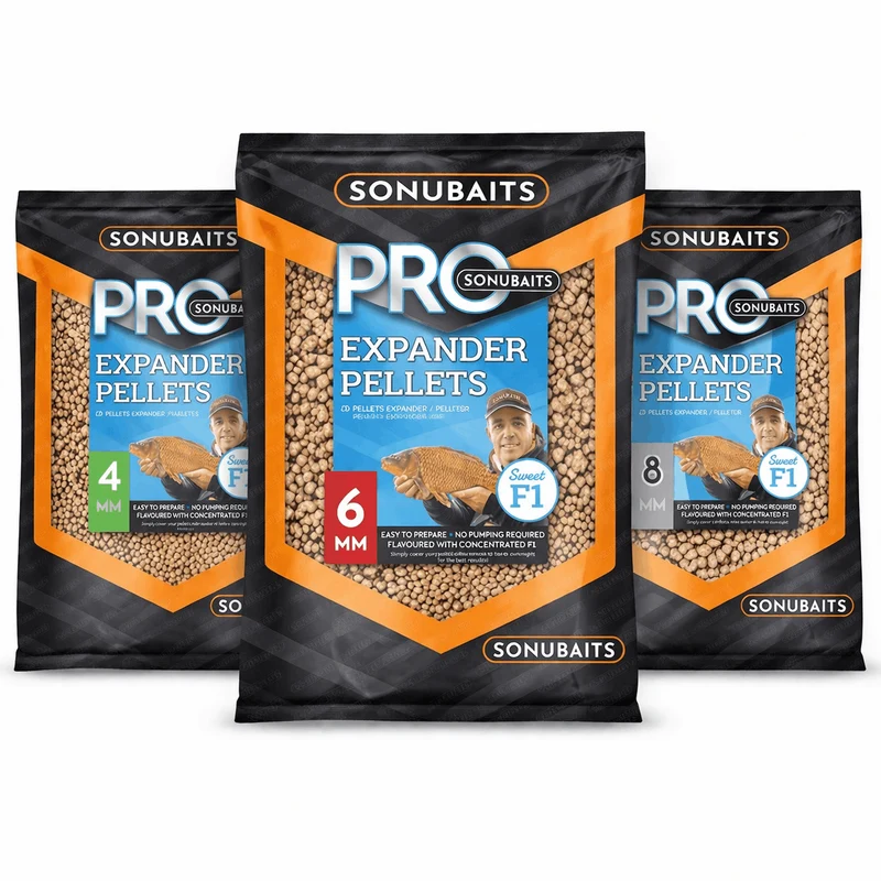 Pro Expander Pellets 500g - F1 Sweet – Zinkende Expander Pellets met Zoete F1-smaak zonder Pompen