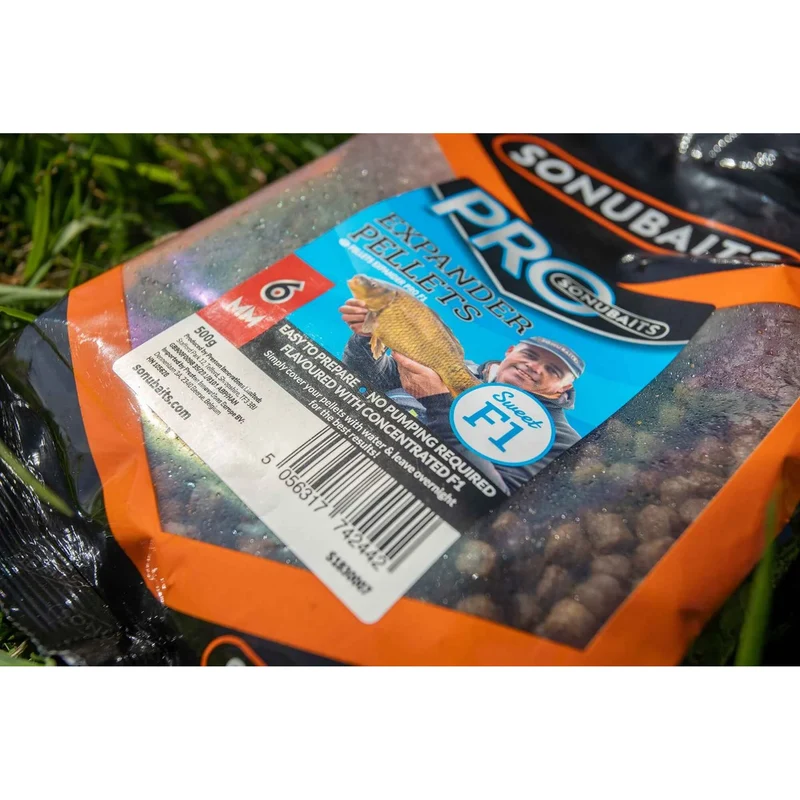 Pro Expander Pellets 500g - F1 Sweet – Zinkende Expander Pellets met Zoete F1-smaak zonder Pompen