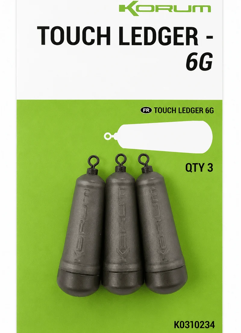 Touch Ledger 6g – Bodemgewicht (3 stuks) 🎁
