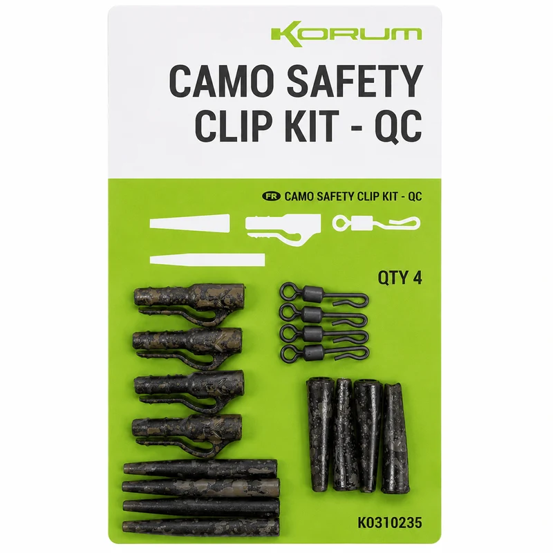 Camo Safety Clip Kit - QC – Veiligheidsclipset (4 stuks) - 🎁