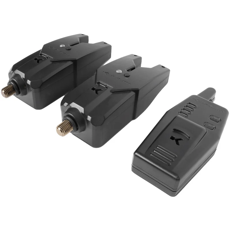 KRI - 2 Rod Remote Alarm Sets – Draadloze Beetmelderset voor 2 Hengels