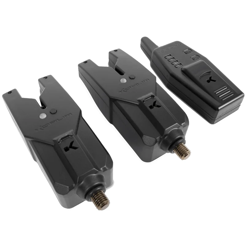 KRI - 2 Rod Remote Alarm Sets – Draadloze Beetmelderset voor 2 Hengels