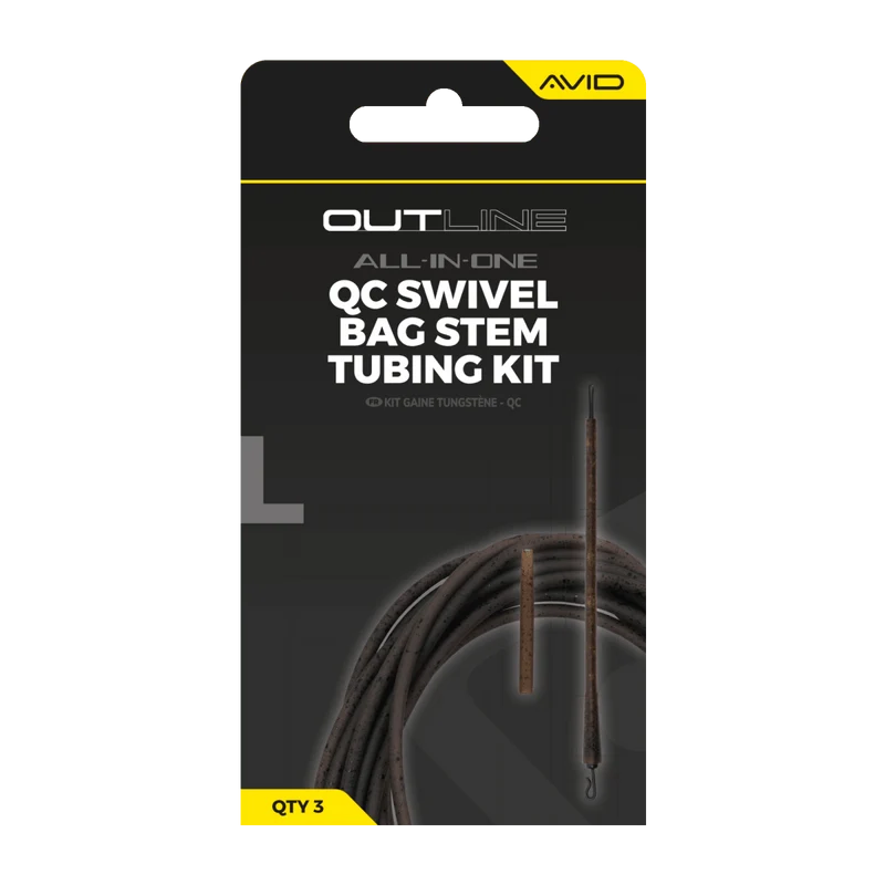 Kit Tubing Bag Stem Tungstène Avid Carp Outline QC