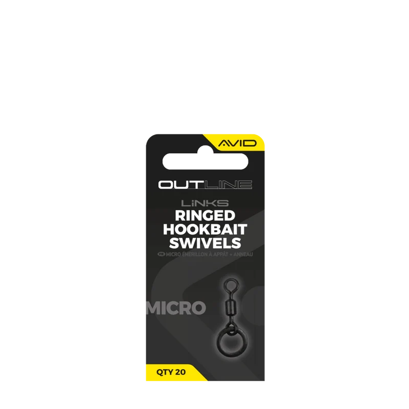 Émerillon avec anneau Avid Carp Outline Micro Hookbait