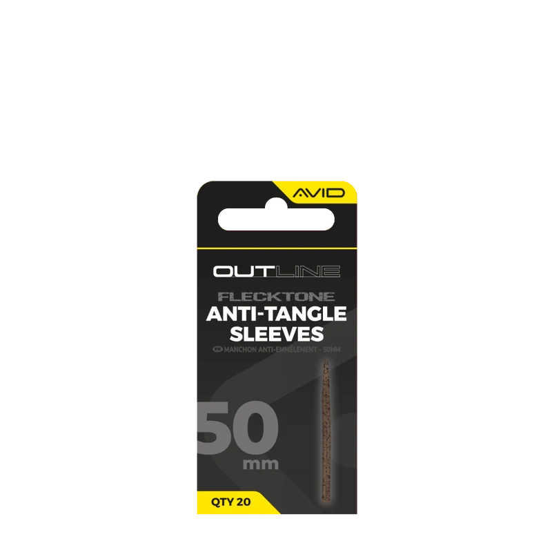 Anti-emmêlement Sleeve Avid Carp Outline FleckTone 50 mm