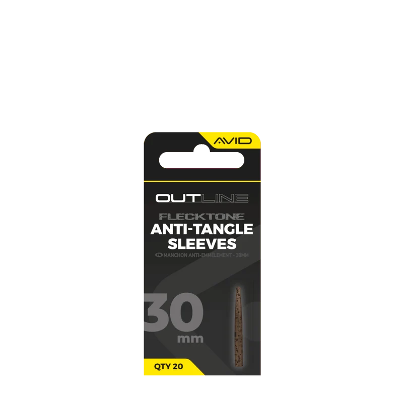 Anti-emmêlement Sleeve Avid Carp Outline FleckTone 30 mm