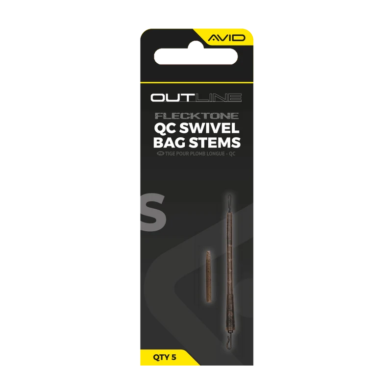 QC Swivel Bag Stems Avid Carp Outline FleckTone S