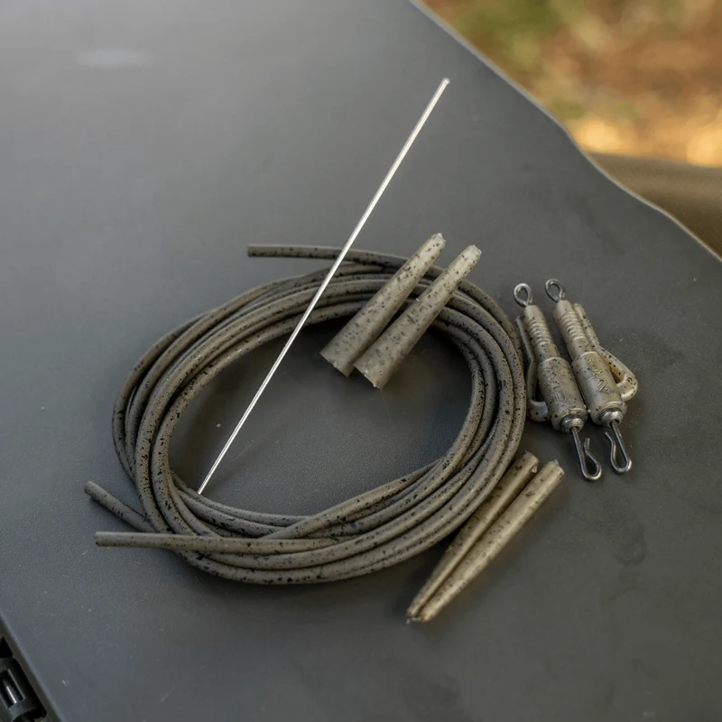 Kit Lead Clip Tungsten Tubing Avid Carp Outline