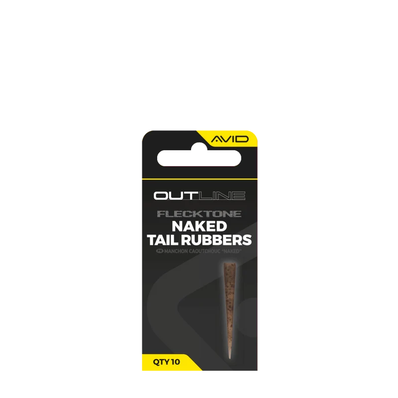 Naked Tail Rubbers Avid Carp Outline FleckTone