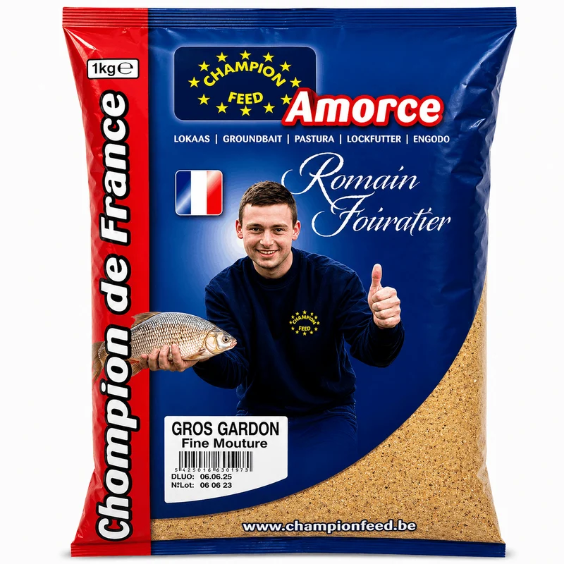 Champion de France (CDF) Big Roach Fine Groundbait 1kg – Fijn Voornvoer voor Grote Voorn