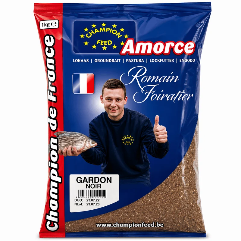 Champion de France (CDF) Black Roach Groundbait 1kg – Zwart Voornvoer