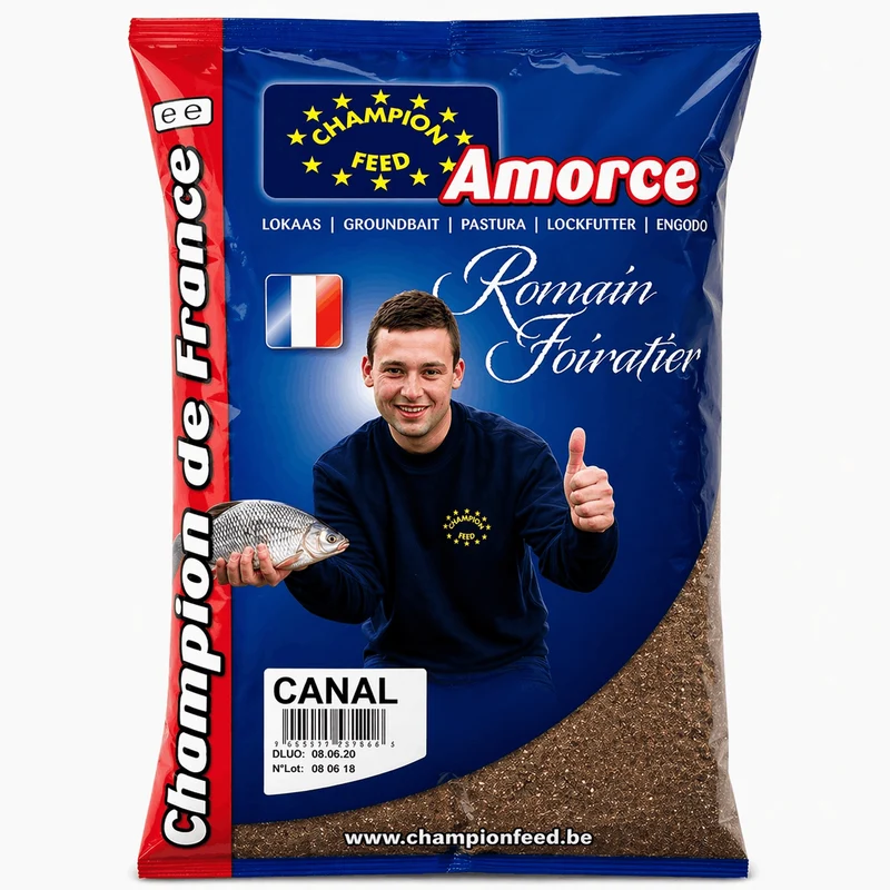 Champion de France (CDF) Canal Groundbait 1kg – Kanaalvoer - 🎁