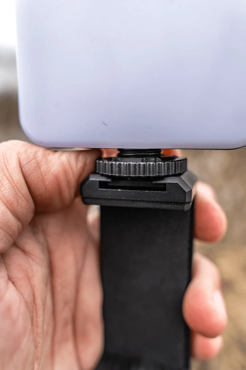 Self Take Station – Smartphonehouder met Fotolamp