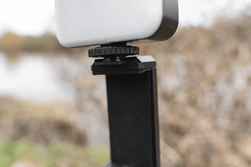 Self Take Station – Smartphonehouder met Fotolamp