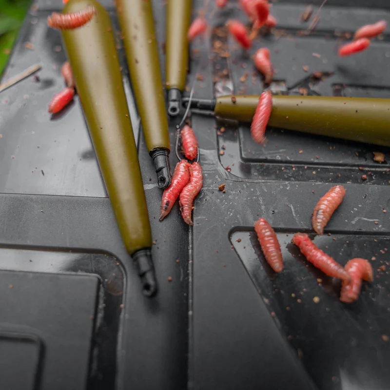 Xpert Maggot to Nylon 15cm Barbless – 15 cm Onderlijnen zonder Weerhaak - 🎁