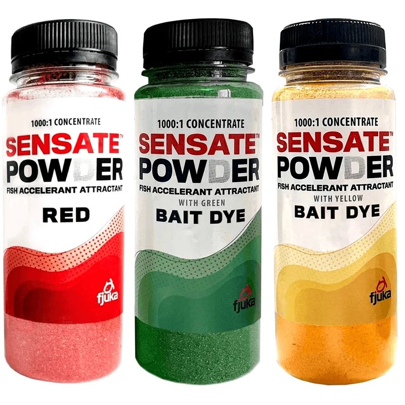 Sensate Powder Fish Accelerant Bait Dye 100g – Kleurend Visstimulerend Poederadditief
