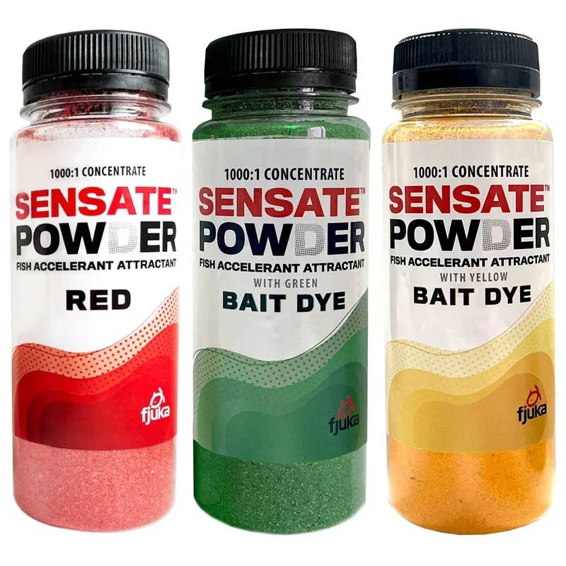 Sensate Powder Fish Accelerant Bait Dye 100g – Kleurend Visstimulerend Poederadditief