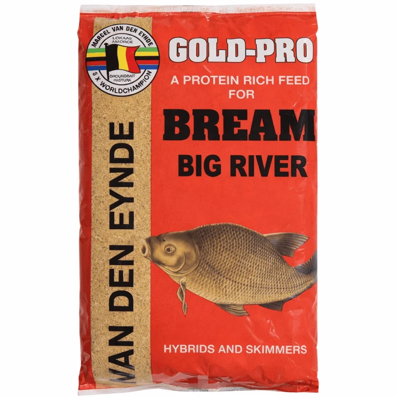 Gold-Pro Bream Big River 1kg – Grof Brasemvoer voor Rivieren en Kanalen