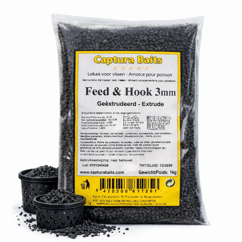 Feed & Hook 2.0 - 1kg – Voer- en Haakpellets
