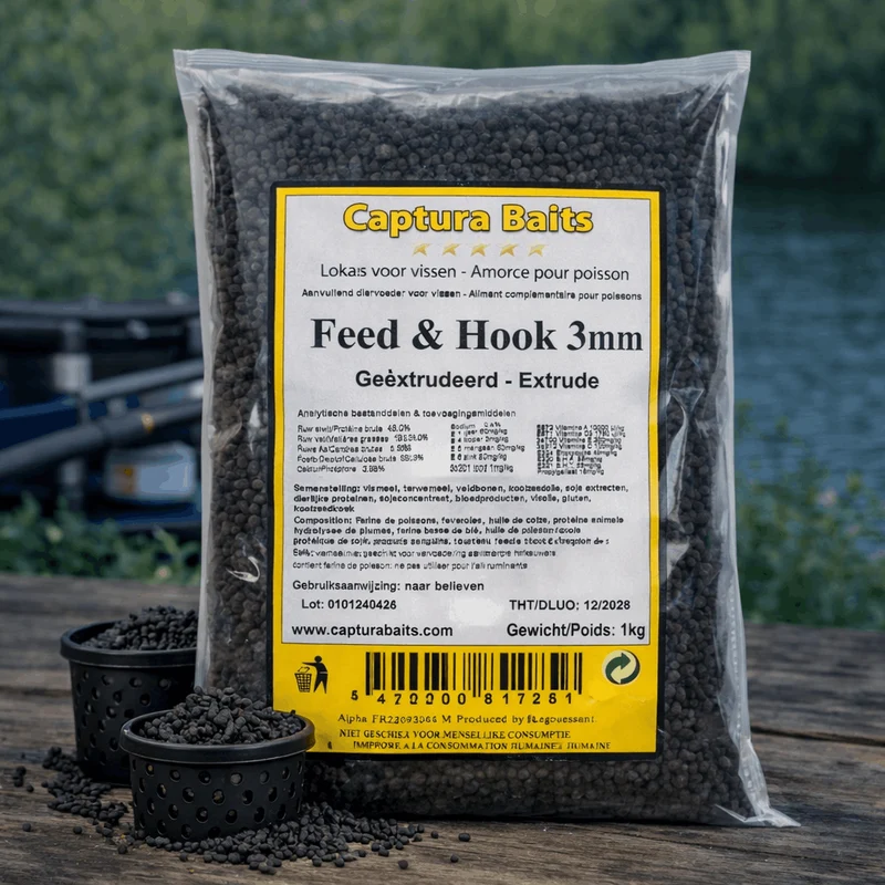 Feed & Hook 2.0 - 1kg – Voer- en Haakpellets