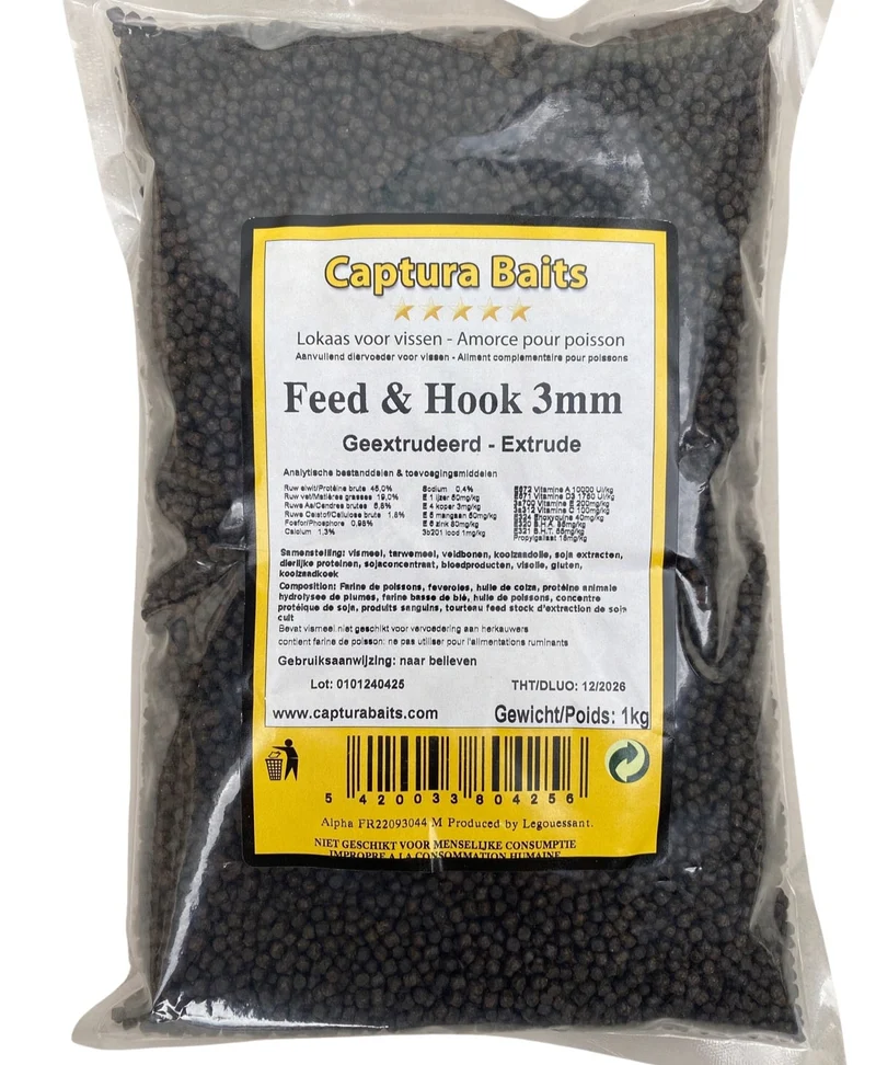Feed & Hook 2.0 - 1kg – Voer- en Haakpellets