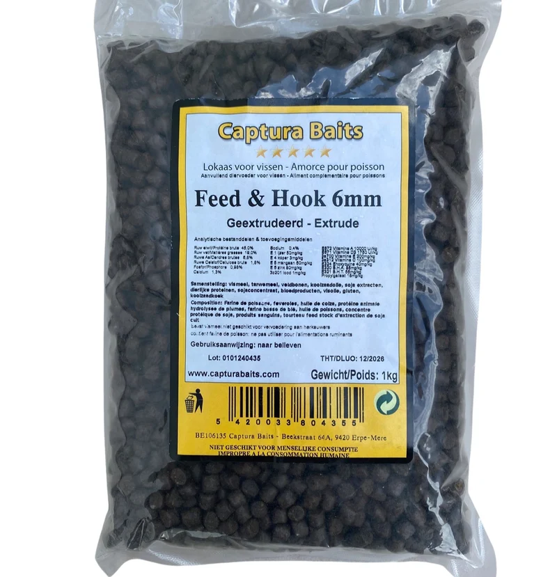 Feed & Hook 2.0 - 1kg – Voer- en Haakpellets