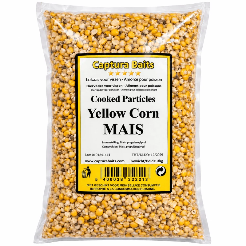 Cooked Particles Corn 3kg - 4.5L – Gekookte Maïs