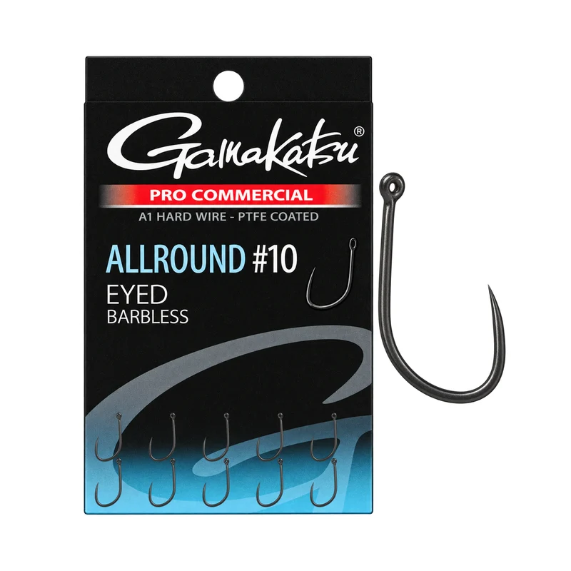 Pro Commercial Allround Eyed Barbless – Haak met Oog en zonder Weerhaak 💰