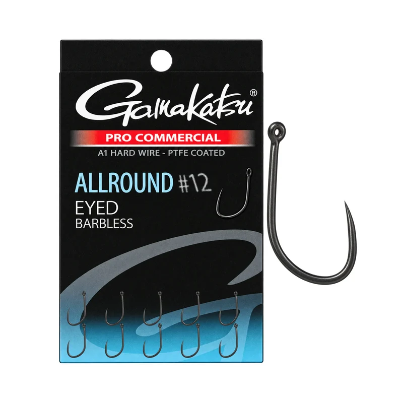 Pro Commercial Allround Eyed Barbless – Haak met Oog en zonder Weerhaak 💰