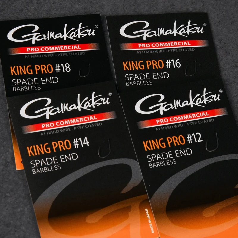 Pro Commercial King Pro Spade End Barbless – Haak met Bled en zonder Weerhaak 💰