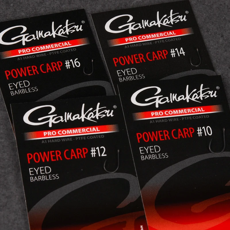 Pro Commercial Power Carp Eyed Barbless – Haak met Oog en zonder Weerhaak