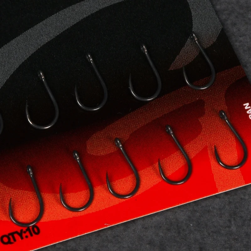Pro Commercial Power Carp Eyed Barbless – Haak met Oog en zonder Weerhaak