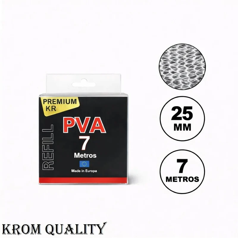 Recharge de filet PVA Krom Quality 25MM Refill 7M