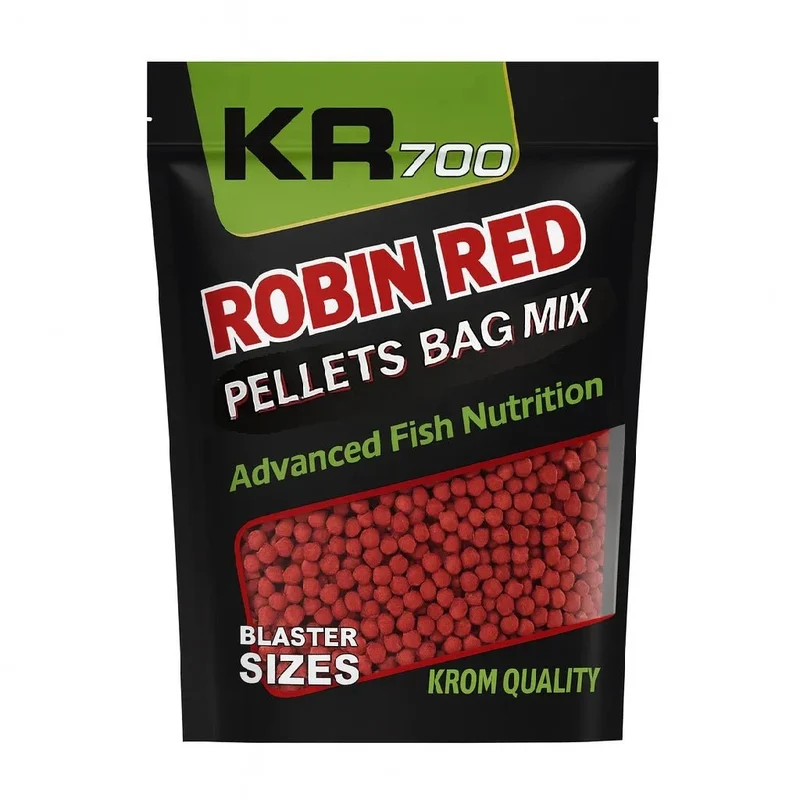 Mix Pellets Krom Quality Robin Red 4.5-6MM 800G