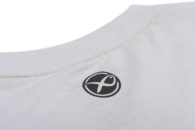 White Hex Print-t-shirt – T-shirt 🎁
