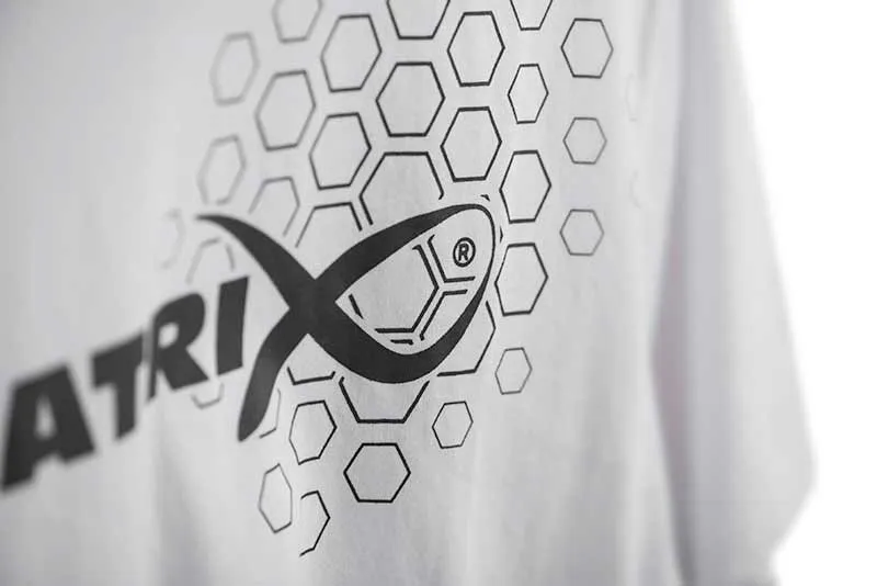 White Hex Print-t-shirt – T-shirt 🎁