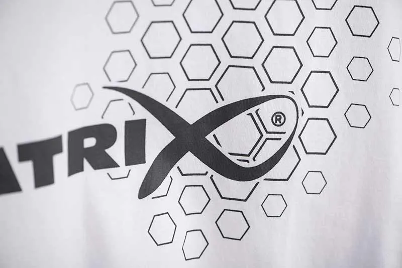 White Hex Print-t-shirt – T-shirt 🎁