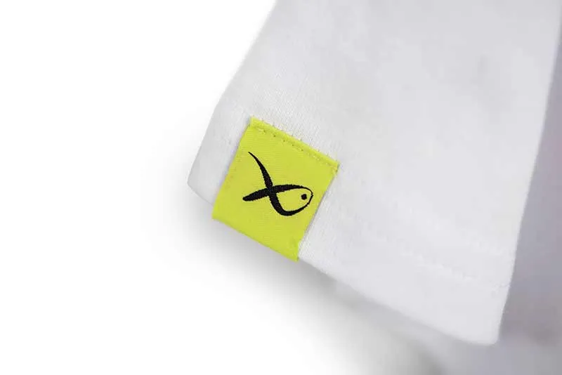 White Hex Print-t-shirt – T-shirt 🎁