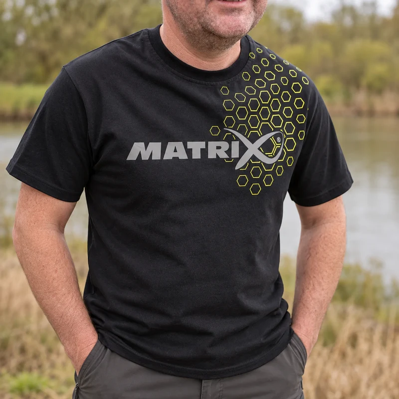 Black Hex Print-t-shirt – T-shirt