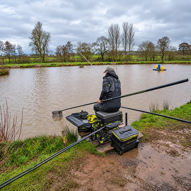 Aquos Ultra 4m Landing Net Handle – Schepnetsteel