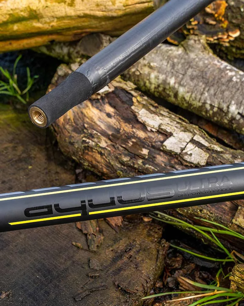 Aquos Ultra 3m Landing Net Handle – Schepnetsteel