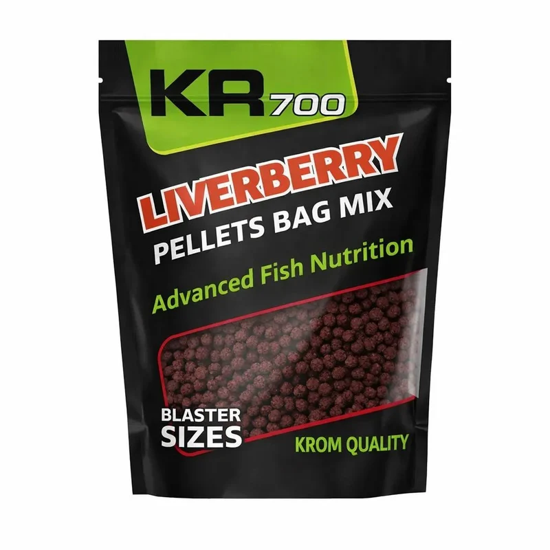 Mix Pellets Krom Quality LiverBerry 4.5MM 800G