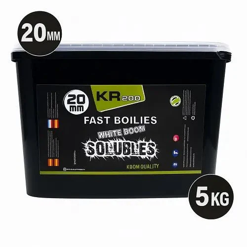 Bouillettes Solubles Krom Quality White Boom 20 mm 5 kg