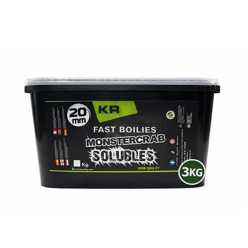Bouillettes Solubles Krom Quality Monster Crab 20 mm 3 kg